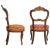 Set of Antique Louis Philippe Italian Walnut Side Chairs For Sale - Image 4 of 11