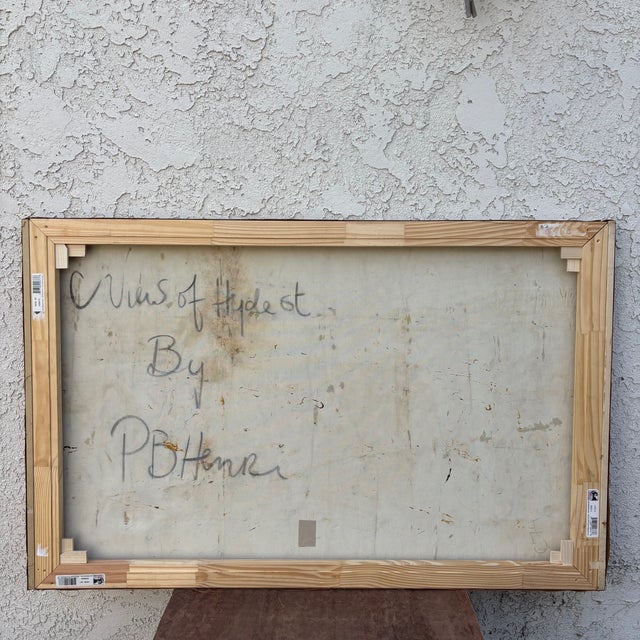 1960s Paul Blaine Henrie “Views of Hyde St” Large Mid-Century Oil Painting For Sale - Image 13 of 16