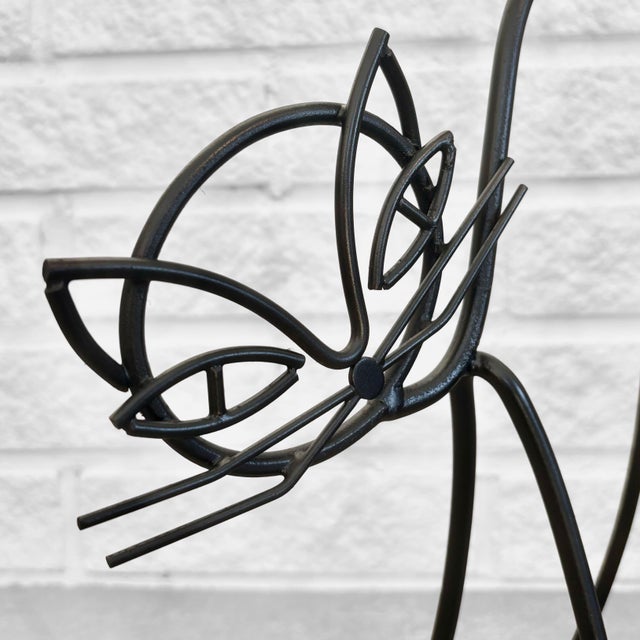 Gunnar Ander Vintage Floor Candleholder by Gunnar Ander for Ystad-Metall, 1950s For Sale - Image 4 of 8