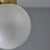 1970s Motoko Ishii Opaline Glass and Metal Ceiling or Wall Light for Staff Leuchten For Sale - Image 9 of 18
