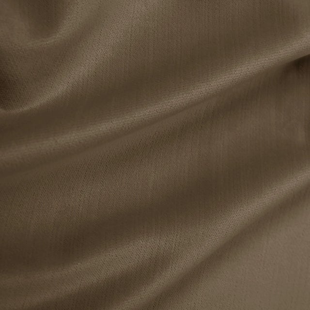 Not Yet Made - Made To Order Camille Taupe Velvet Platform Bed, Full/Double For Sale - Image 5 of 6