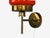 1970s Örsjö Industri Ab, Wall Lights, Brass, Orange Glass - Pair For Sale - Image 9 of 11