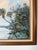 Blue Vintage W. Flosier Tropical Florida Highwaymen Style Oil on Masonite Board – Framed For Sale - Image 8 of 16