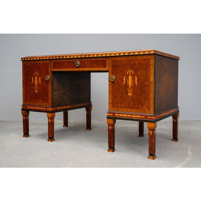 Art Nouveau Desk in Hardwood, Early 20th Century For Sale - Image 16 of 18
