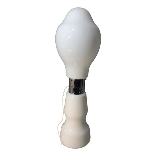 Piano Double Glass Floor Lamp by Carlo Nason for Mazzega, 1990s For Sale