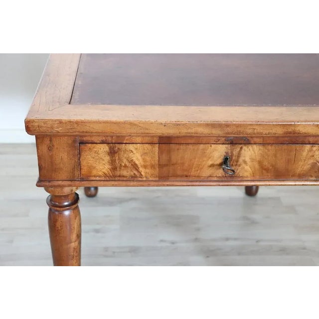 Antique Walnut Writing Desk, 1800s For Sale - Image 3 of 14