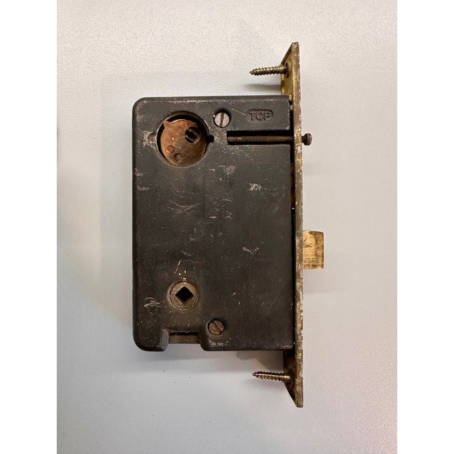 Spanish Revival Solid Brass Entry Hardware Set – Penn Spain, Ornate Vintage For Sale - Image 9 of 16