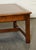 Gold Large Vintage Oak Coffee Table with Grain Oak Top and H Frame For Sale - Image 8 of 16