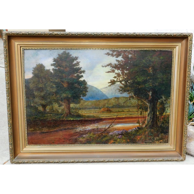 Wm Apthorp Adams, Cincinnati Artist, 1912 Oil/Board 24 X 36 For Sale In San Diego - Image 6 of 6