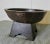 Wood Large Oriental Hand Carved Wooden Bowl on Stand, Set of 2 For Sale - Image 7 of 8