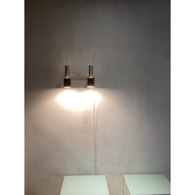 Dutch Double Wall Light attributed to H. Th. J. A. Busquet for Hala, 1960s For Sale - Image 6 of 11