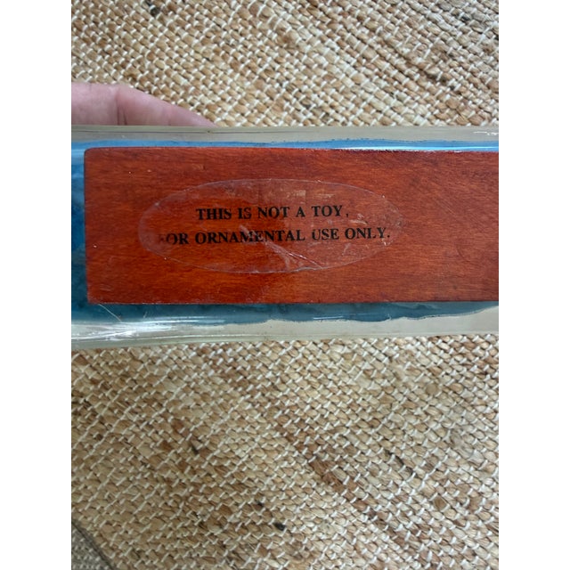 Glass Vintage Ship in a Bottle For Sale - Image 7 of 10