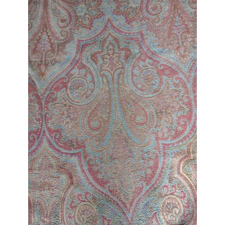 1990s Vintage Medallion Fabric- 3.5 Yards For Sale