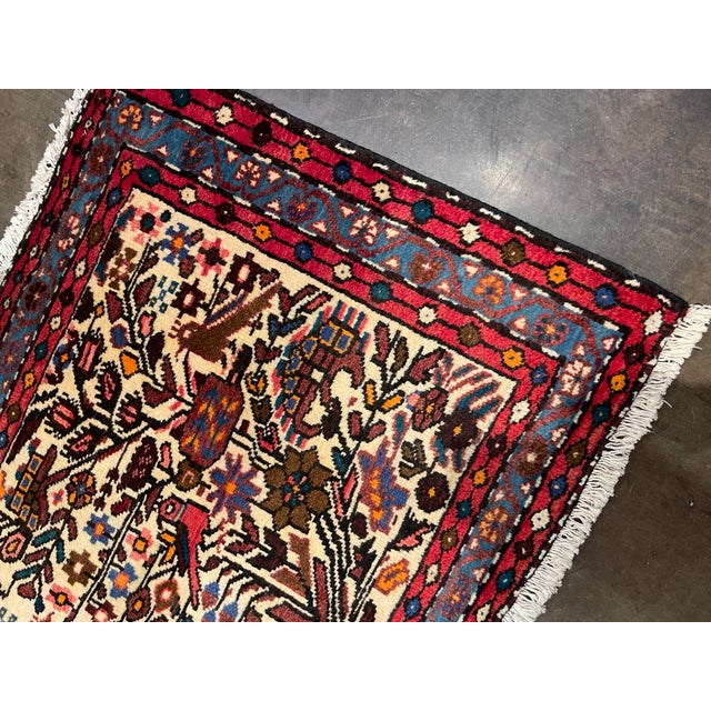 Traditional 1990s Handwoven Persian Heriz Area Rug 2'2" X 3'0" For Sale - Image 3 of 4