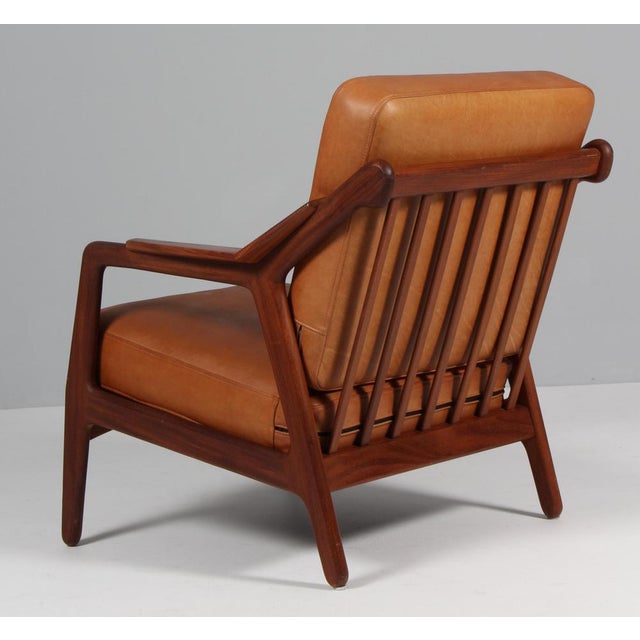 Wood Lounge Chair by H. Brockmann Petersen, 1960s For Sale - Image 7 of 8