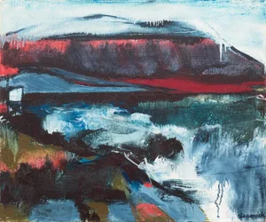 'Coastal Breakers', Alice Beamish; C. 1960, Los Angeles County Museum of Art, Legion of Honors, Hans Hofmann