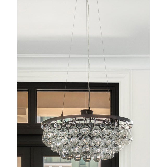 Ochre Arctic Pear Chandelier Round, Dark Bronze 60cm/24in Offered for sale is an Ochre Pear Chandelier which is a...