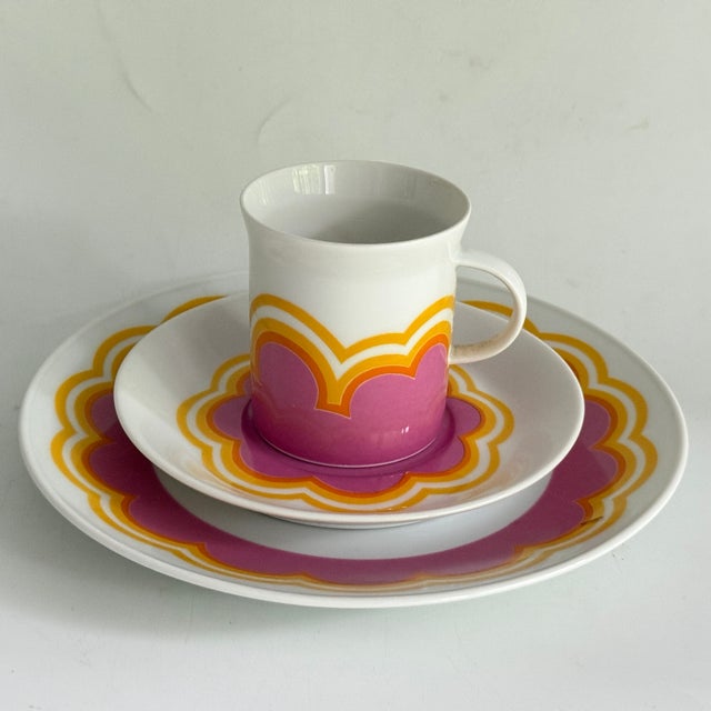 Ceramic Coffee Set by Hans-Theodor Baumann for Rosenthal Germany, 1970, Set of 3 For Sale - Image 7 of 7