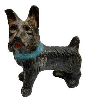 Vintage Scottish Terrier Ceramic Decor Statue