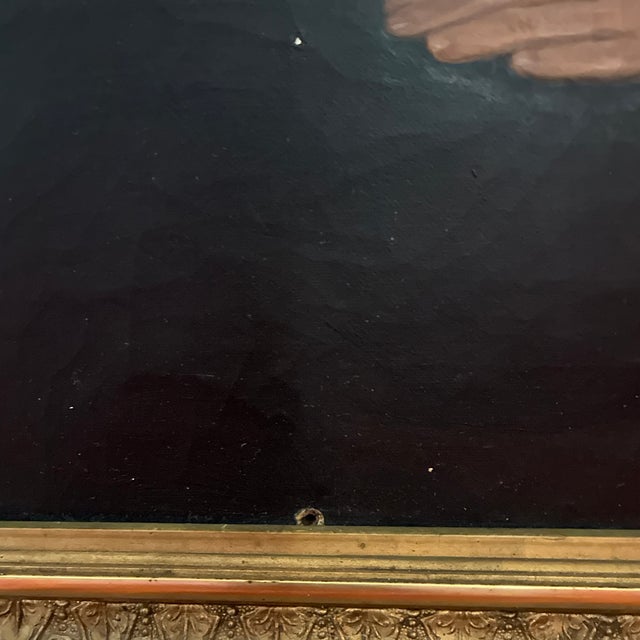 1858 English Portrait of Cain McLaughlin, Oil on Canvas, London For Sale - Image 9 of 11