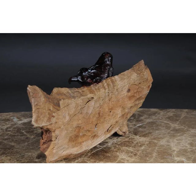 Hand Carved Bison Sculpture For Sale - Image 10 of 13