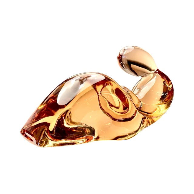 Signed Unique Piece Elio Raffaeli, Large and Heavy Sculpture Umano Astratto 1970s, Murano Glass, Art Object For Sale - Image 13 of 18