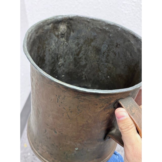 Early 20th Century Antique Metal Vessels, Set of Three For Sale - Image 5 of 12