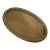 Large Vintage Hand Hammered Brass Bulgarian Bread Serving Tray For Sale