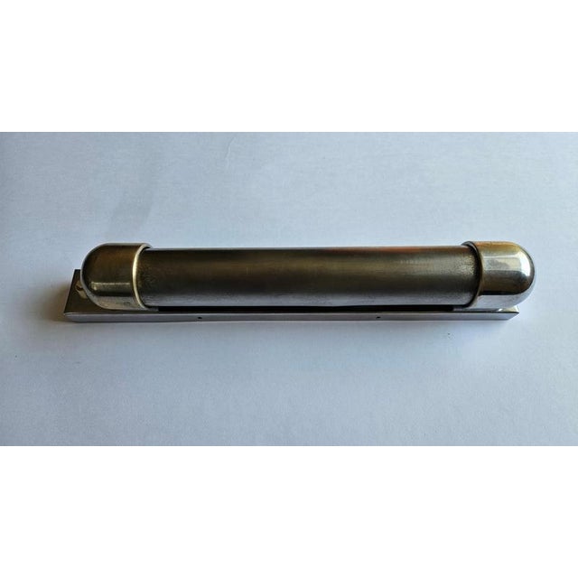 Vintage Bauhaus Art Deco Wall Lamp in Chrome, 1940s For Sale - Image 12 of 16