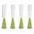 Viterbo Champagne Flutes - Green, Set of 4 For Sale