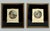 An exceptional example of a rare pair of late Eighteenth Century period hand colored stipple Portrait Engravings after...
