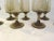 Stylish set of eight Libbey Tawny smoke cocktail glasses. Set includes four wine glasses, (5.25"H x 2.5"H), and four Tom...