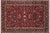 Blue Shabby Chic Floral 1990's Pak-Persian Red/Black Wool Rug - 6'2'' X 9'0'' For Sale - Image 8 of 9