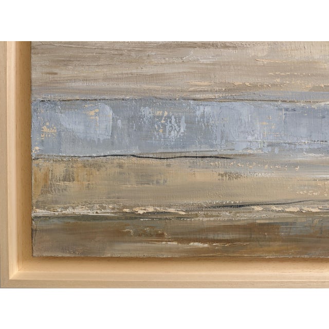 Between Sky and Shore, Abstract Landscape, Minimalism, French Artist, Framed by Sophie Dumont. For Sale - Image 6 of 8