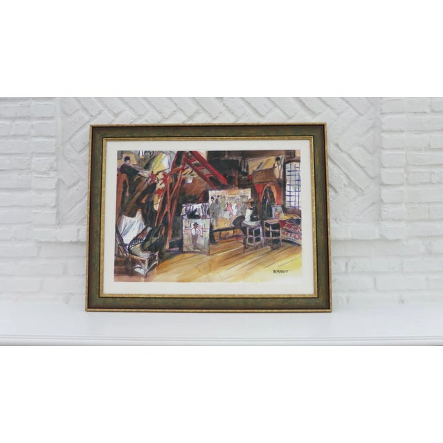 Abstract Expressionism Framed Painting by Armando For Sale - Image 9 of 13