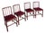 Mahogany Dining Chairs, Set of 4 For Sale