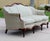 1970s Vintage French Provincial Louis XV Style Sofa / Loveseat Settee by Fogle Furniture Co. – Carved Hardwood Frame & Damask Upholstery For Sale - Image 5 of 16