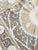 Textile Suzani Embroidered Wall Hanging - Neutral Tan Uzbek Tablecloth For Sale - Image 7 of 9