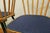 Mid-Century Dining Chairs with Splayed Legs and Navy Blue Seats, Set of 4 For Sale - Image 10 of 12