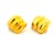 Vintage Maz 14k Yellow Gold Sculptural Ribbed Earrings, Circa 1980s For Sale In Miami - Image 6 of 10