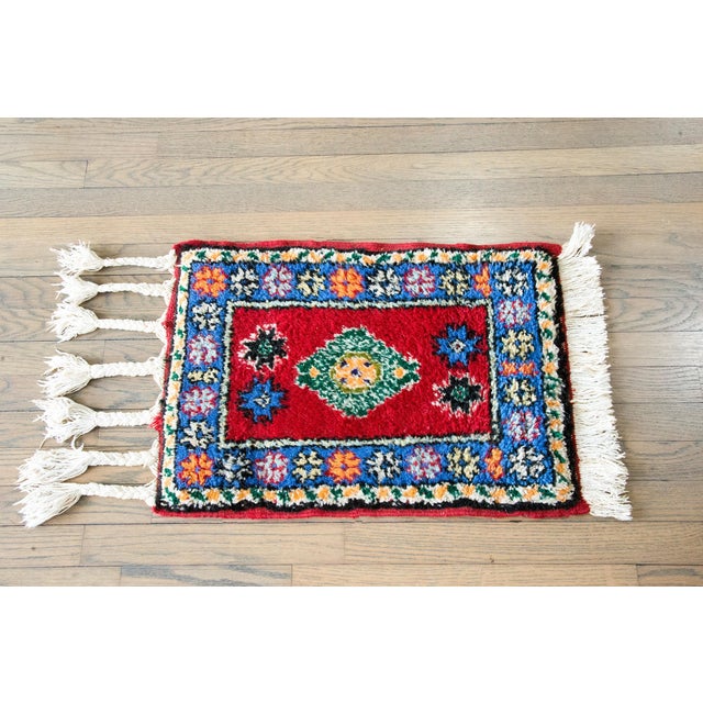 Vintage Petite Moroccan Rug For Sale - Image 14 of 15