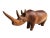 Offered is a vintage hand carved African Teak wood rhino with beautiful detail. Perfect as a paperweight, or a happy...