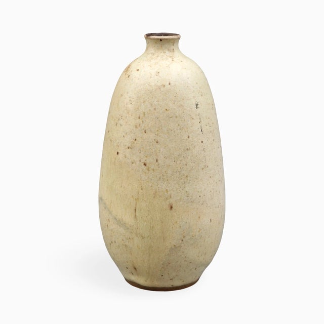 Ceramic Mid-Century Minimalist Studio Ceramic Vase by Heiner Hans Körting, 1960s For Sale - Image 7 of 13