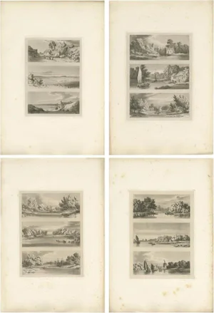 Flanders and Holland, 1820, Paper, Set of 4