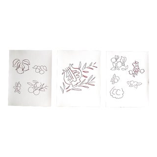 Vintage Henri Matisse Abstract Modernist Botanicals & Still Lifes - Set of 3 For Sale