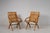 Set of 20th Century Swedish Grace Bare Wood Armchairs For Sale - Image 3 of 12