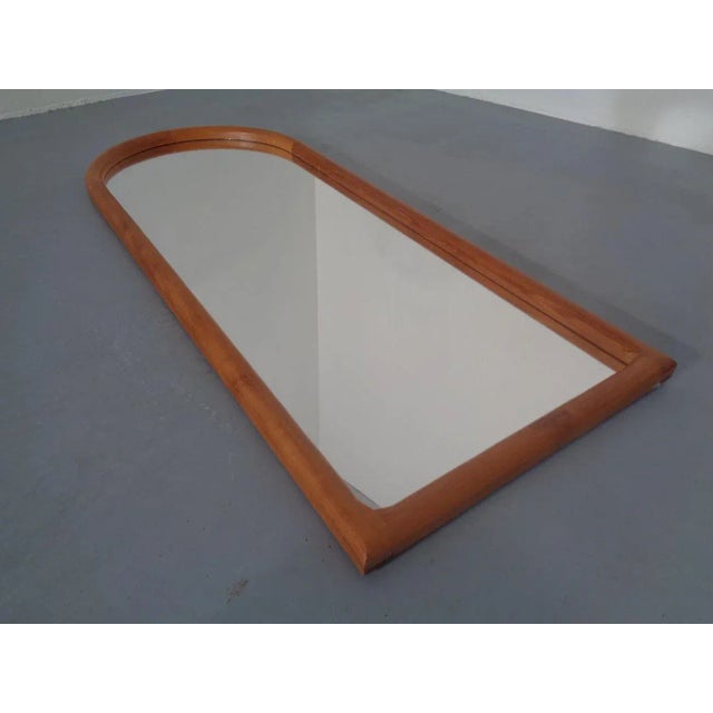 Large Cathedral Teak Mirror by Kai Kristiansen for Vildbjerg Møbelfabrik, 1960s For Sale - Image 6 of 18
