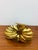 Vintage Brass Clam Shell Serving Tray made of brass scalloped shape curled handle measures appx - 11.5"W - 9.5"D - 4"T...