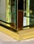 1970s Mastercraft Style after Brass and Glass Mirror Back and Base Tabletop Display Cabinet For Sale - Image 11 of 17