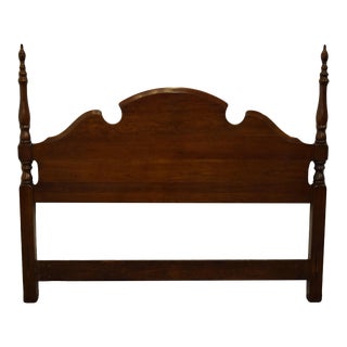 Vintage Traditional Pennsylvania House Solid Cherry Queen Headboard For Sale